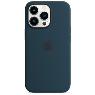 Apple iPhone 13 Pro Silicone Case with MagSafe Abyss Blue zils