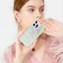 Kingxbar Kingxbar Shell Series luxury elegant phone case for iPhone 13 Pro pearl-mint