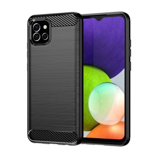 -&nbsp;Hurtel Carbon Case Flexible Cover Case for Samsung A03S EU  166.5  black