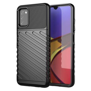-&nbsp;Hurtel Thunder Case Flexible Tough Rugged Cover TPU Case for Samsung Galaxy A03s black