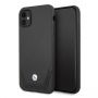 BMW BMW BMW Leather Perforate Case for iPhone 11  /  Xr - Black