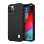BMW BMW BMW Leather Deboss Case for iPhone 12 Pro Max - Black