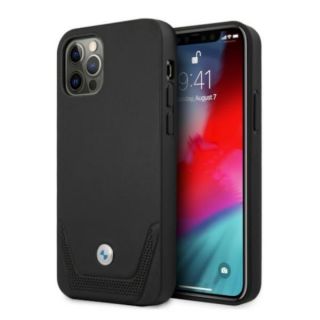 BMW&nbsp;BMW BMW Leather Perforate Case for iPhone 12 Pro Max - Black