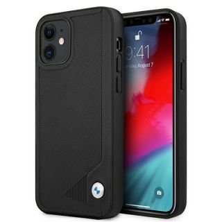 BMW&nbsp;BMW BMW Leather Deboss case for iPhone 12 mini - black