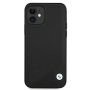 BMW BMW Leather Deboss case for iPhone 12 mini - black