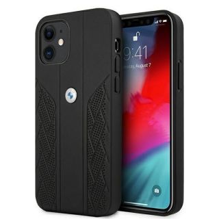 BMW&nbsp;BMW BMW Leather Curve Perforate Case for iPhone 12 mini - Black