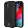 - Mercedes-Benz Mercedes Leather Perforated Area Case for iPhone 12 Black