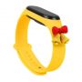 - Hurtel Strap Xmas for Mi Band 5  /  6 Christmas Silicone Bracelet Strap with Bells Yellow