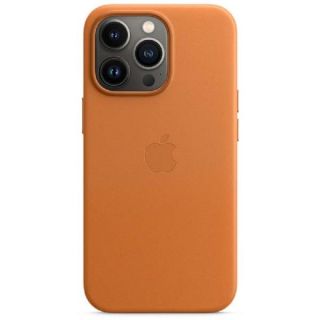 Apple iPhone 13 Pro Leather Case with MagSafe Golden Brown brūns