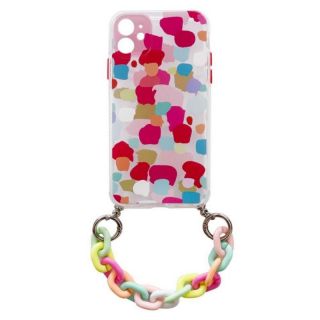 -&nbsp;Hurtel Color Chain Case gel flexible elastic case cover with a chain pendant for Samsung Galaxy A22 5G multicolour  2