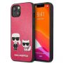 - Karl Karl Ikonik Karl&Choupette iPhone 13 case fuchsia