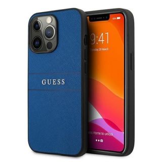 GUESS&nbsp;GUHCP13LPSASBBL iPhone 13 Pro  /  13 6.1" blue / blue Saffiano Strap