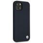 BMW BMW Silicone Signature Case for iPhone 13 mini - Navy Blue