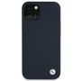 BMW BMW Silicone Signature Case for iPhone 13 mini - Navy Blue