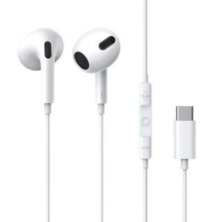 Baseus&nbsp;encok c17 in-ear wired headphones with usb type c microphone white  NGCR010002