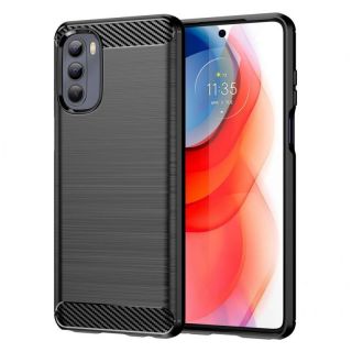 -&nbsp;Hurtel Carbon Case flexible cover for Motorola Moto G Stylus 2022 black