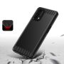 Hurtel Carbon Case Flexible cover for OnePlus Nord N200 5G black