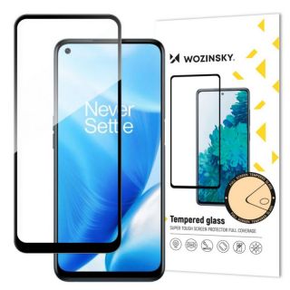 -&nbsp;Wozinsky Wozinsky Super Tough Full Glue Tempered Glass Full Screen With Frame Case Friendly OnePlus Nord N200 5G Black