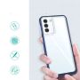Hurtel Clear 3in1 Case for Samsung Galaxy S21 + 5G  S21 Plus 5G  Frame Gel Cover Blue