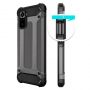 Hurtel Hybrid Armor Case Tough Rugged Cover for Xiaomi Poco M4 Pro 5G black