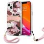 GUESS Guess Guess GUHCP13SKCABPI iPhone 13 mini 5.4" pink / pink hardcase Camo Strap Collection