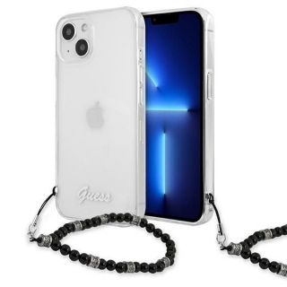 GUESS&nbsp;Guess Guess GUHCP13SKPSBK iPhone 13 mini 5.4" Transparent hardcase Black Pearl