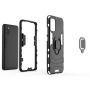 Hurtel Ring Armor tough hybrid case cover + magnetic holder for Samsung Galaxy A03s  166.5  black