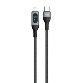 -&nbsp;Dudao Dudao USB Type C Lightning cable fast charging PD 20W 1m black  L7MaxL