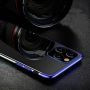 Hurtel Clear Color case Gel TPU cover with a metallic frame for Samsung Galaxy A33 5G black