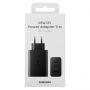 charger 2x USB Type C  /  USB PPS, Power Delivery PD 65W, QC 3.0, AFC, FCP black  EP-T6530NBEGEU