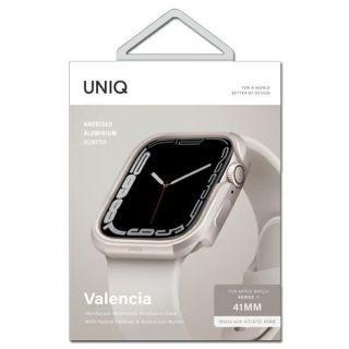 - UNIQ Uniq case Valencia Apple Watch Series 4 / 5 / 6 / 7 / 8 / SE / SE2 40 / 41mm. starlight