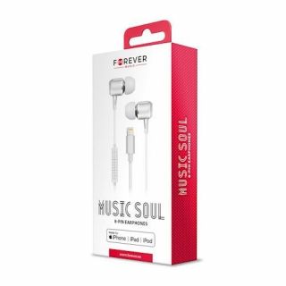 Forever Wired Earphones Music Soul Lightning Stereo White balts