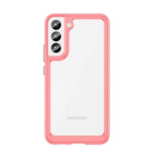 -&nbsp;Hurtel Outer Space Case Cover for Samsung Galaxy S22 +  S22 Plus  Hard Cover with Gel Frame Red