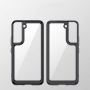 Hurtel Outer Space Case Cover for Samsung Galaxy S22 +  S22 Plus  Hard Cover with Gel Frame Red