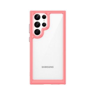 -&nbsp;Hurtel Outer Space Case Case for Samsung Galaxy S22 Ultra Hard Cover with Gel Frame Red