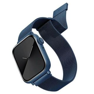 -&nbsp;UNIQ Uniq Dante Stainless Steel Strap for Watch 1 / 2 / 3 / 4 / 5 / 6 / 7 / 8 / SE / SE2 38 / 40 / 41mm Blue
