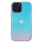 Hurtel Aurora Case Case for Samsung Galaxy A12 5G Neon Gel Cover Blue