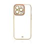 Hurtel Fashion Case Cover for Xiaomi Redmi Note 11 Pro Gold Frame Gel Cover Gold