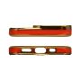 Hurtel Fashion Case for iPhone 13 Pro Gold Frame Gel Cover Red