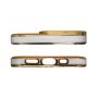 Hurtel Fashion Case Case for Samsung Galaxy A13 5G Gold Frame Gel Cover White