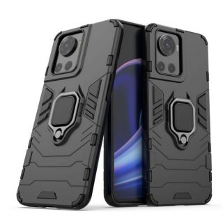 -&nbsp;Hurtel Ring Armor armored hybrid case cover + magnetic holder for OnePlus Ace black