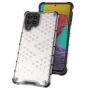 Hurtel Honeycomb case armored cover with a gel frame for Samsung Galaxy M53 5G transparent