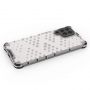 Hurtel Honeycomb case armored cover with a gel frame for Samsung Galaxy M53 5G transparent