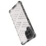 Hurtel Honeycomb case armored cover with a gel frame for Samsung Galaxy M53 5G transparent
