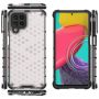 Hurtel Honeycomb case armored cover with a gel frame for Samsung Galaxy M53 5G transparent