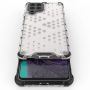 Hurtel Honeycomb case armored cover with a gel frame for Samsung Galaxy M53 5G transparent