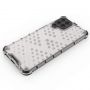 Hurtel Honeycomb case armored cover with a gel frame for Samsung Galaxy M53 5G transparent