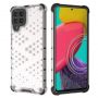 Hurtel Honeycomb case armored cover with a gel frame for Samsung Galaxy M53 5G transparent