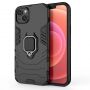 - Hurtel Ring Armor case for iPhone 14 Plus armored cover magnetic holder ring black