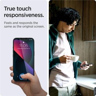 -&nbsp;Spigen Spigen Glas.tR EZ Fit Privacy Tempered Glass for iPhone 13  /  13 Pro  /  14  /  16e 2 pcs.
